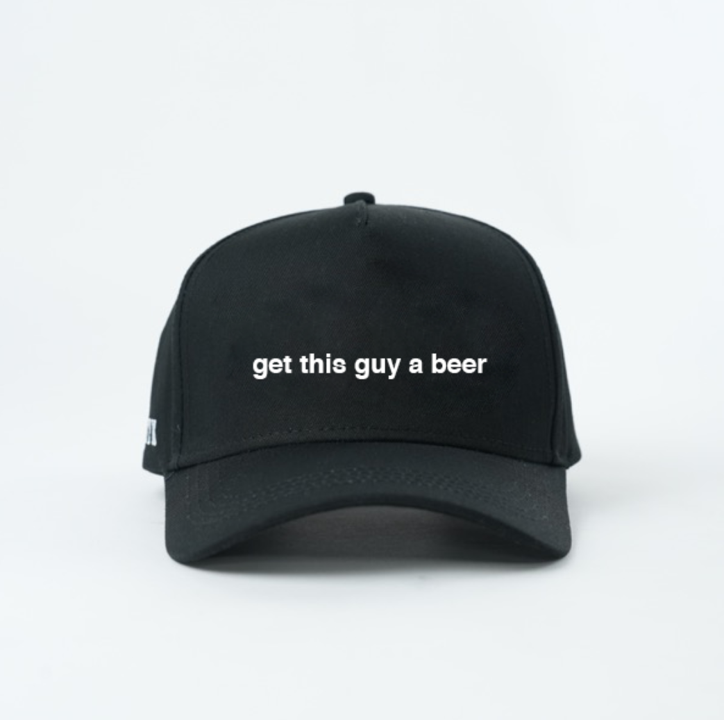 'get this guy a beer' cap