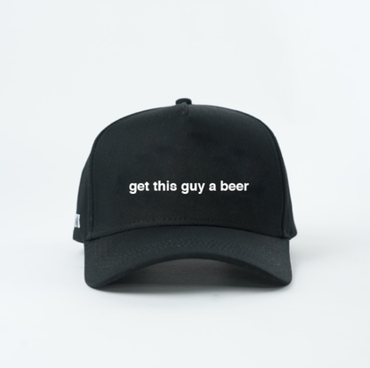 'get this guy a beer' cap