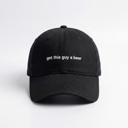 'get this guy a beer' cap